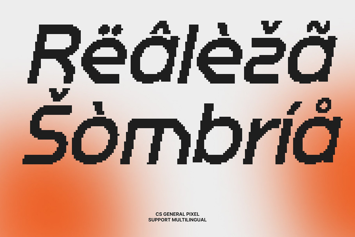 CS General Pixel, a Sans Serif Font by Craft Supply Co. (Photo 5 of 8)