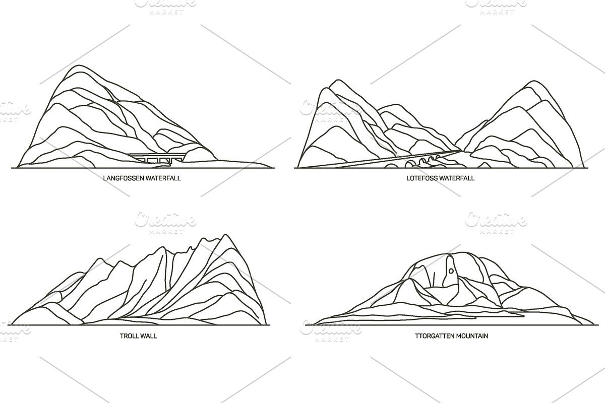 Natural sights of Norway, an Illustration by GenziWorkshop (Photo 8 of 13)
