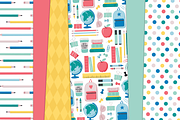 Seamless Back 2 School Digital Paper, a Pattern Graphic by Paper Starr Studio (Thumbnail 3 of 7)