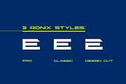 Ronix Pro, a Sans Serif Font by Sentavio (Thumbnail 3 of 6)