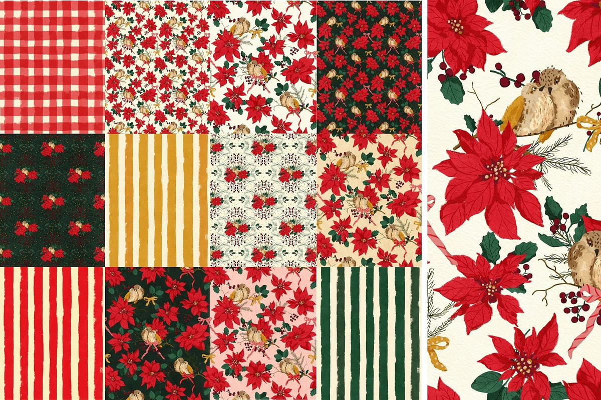 100 Christmas Backgrounds, a Background Graphic by PaperJamLab (Photo 17 of 18)