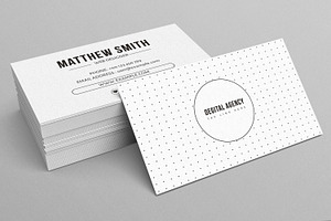 Clean Design Business Card Layout, a Business Card Template by MightyDesign