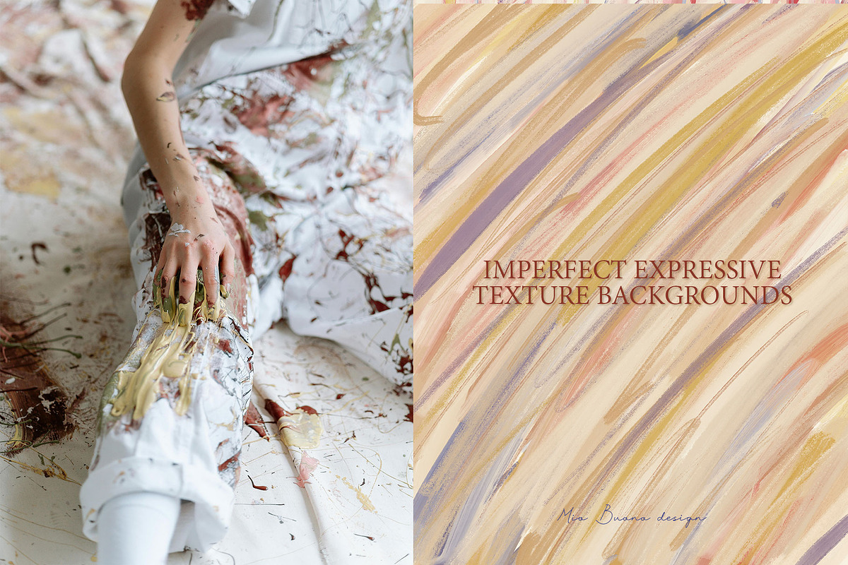 Expressive Texture Backgrounds Pack, a Background Graphic by Mio Buono (Photo 6 of 15)