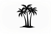 Tropical Palm Tree Bundle, an Illustration by Designs_River (Thumbnail 2 of 9)