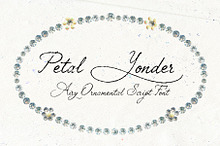 Petal Yonder: Airy Script Font