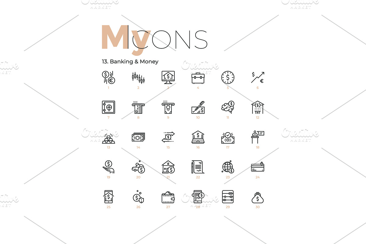 My Icons, an Outline Icon by Andrew Kras Design (Photo 20 of 38)