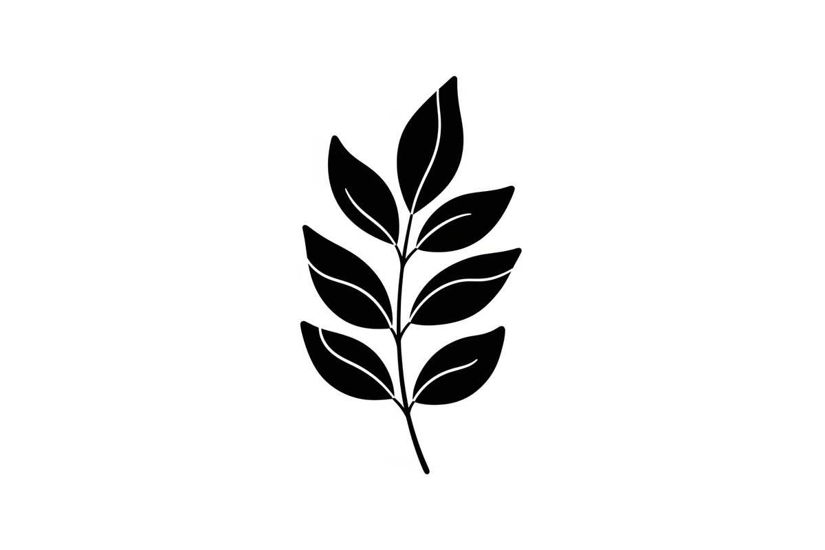Botanical Leaf Silhouette Bundle, an Illustration by Creativeshirt (Photo 24 of 51)