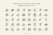 MOTHERHOOD & BABY CARE illustrations, a Decorative Illustration by Crocus Paperi (Thumbnail 2 of 5)