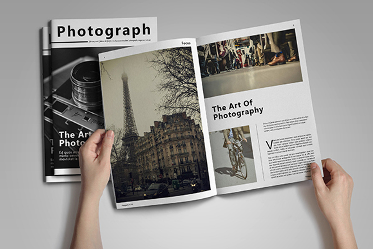 Photograph Magazine Template, a Magazine Template by Bookrak Graphic Design (Photo 10 of 13)