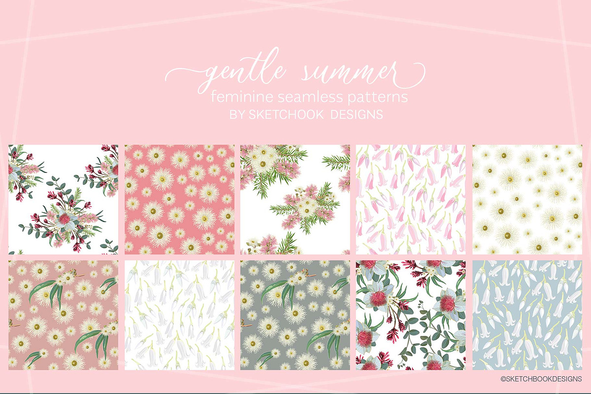 Gentle Summer Australian Wildflowers, an Illustration by Sketchbook Designs (Photo 9 of 14)