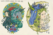 Magic Unicorns, part II, an Animal Illustration by Samiramay (Thumbnail 3 of 5)