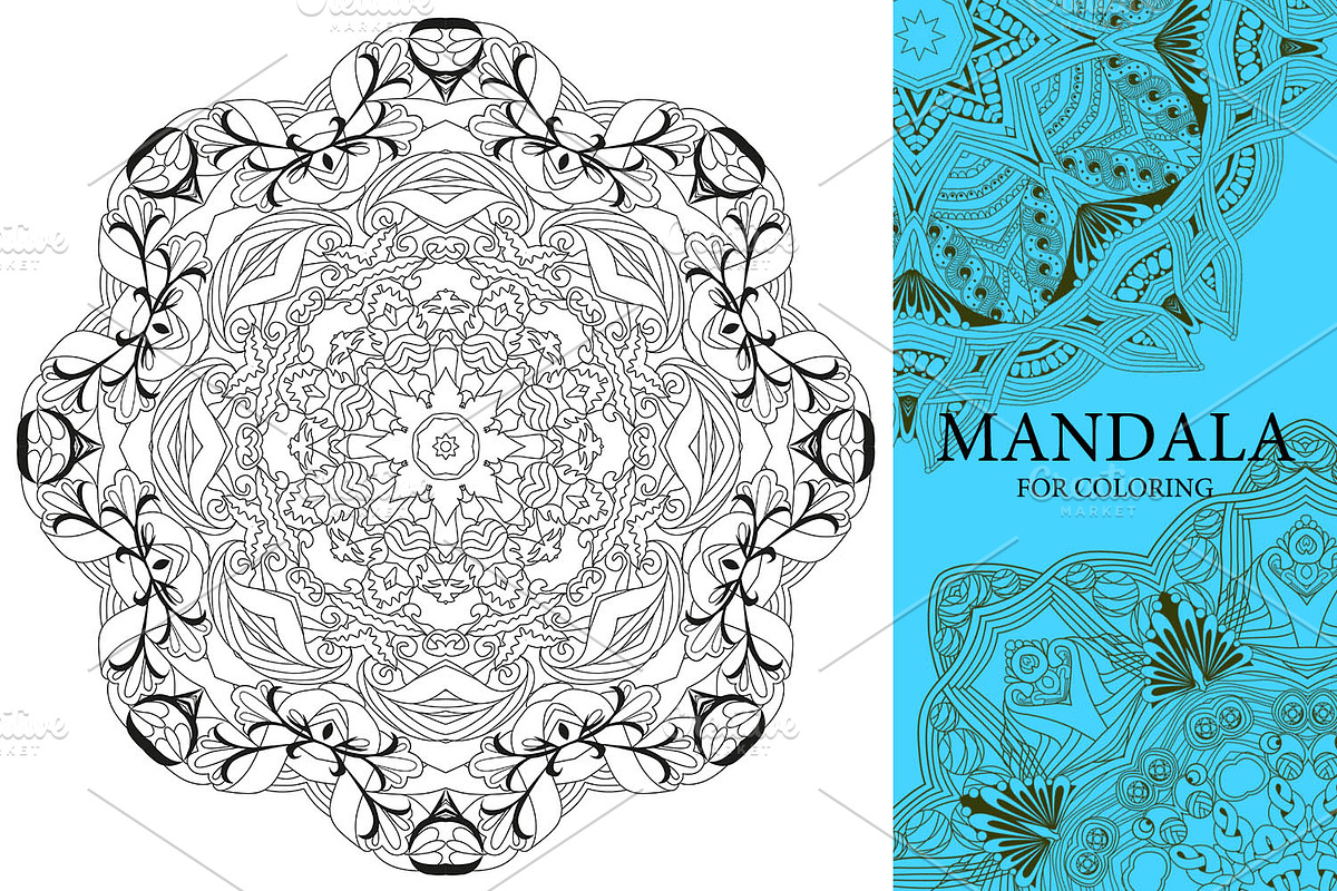 Mandalas for coloring12, an Object Graphic by Watercolor fantasy (Photo 6 of 9)