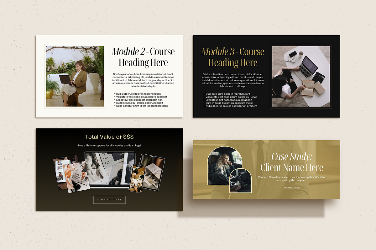 Luxury Course Sales Website, a Websites & App Template by Creatif Foundry (Photo 7 of 9)