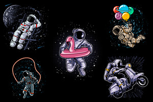 Amazing Astronaut Design Bundle