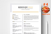 Resume/CV Bundle | 200+ for $29, a Resume Template by ResumeInventor (Thumbnail 45 of 207)