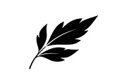 Botanical Leaf Silhouette Bundle, an Illustration by yasushie (Thumbnail 41 of 51)