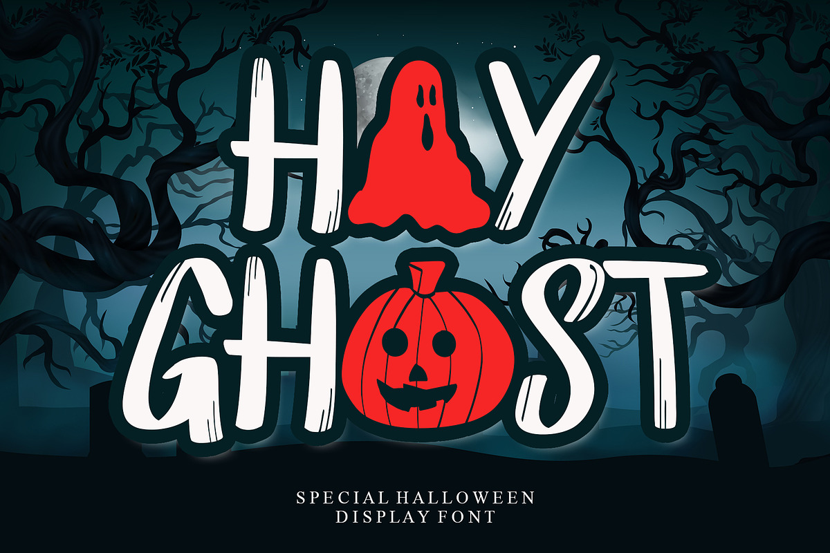 Hay Ghost, a Serif Font by Letterafa Studio (Photo 1 of 8)