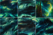 Aurora - Seamless Northern Light Art, a Pattern Graphic by Pixel Perfect Patterns (Thumbnail 10 of 12)