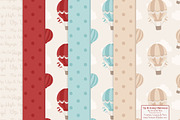 Red & Robin Egg Hot Air Balloons, an Illustration by Amanda Ilkov (Thumbnail 5 of 5)