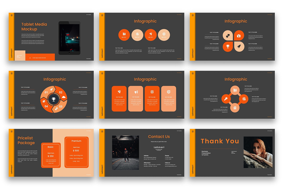 Lahmari–Business PowerPoint Template, a Presentation Template by kreatifreya (Photo 5 of 5)