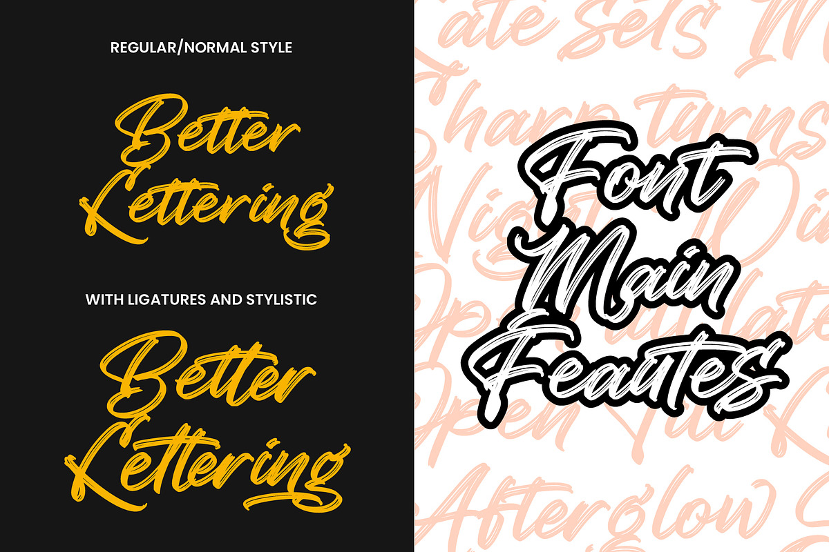 Vibe Shift - Textured Brush Script, a Script Font by Inviline.co (Photo 6 of 12)