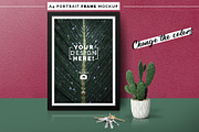 A4 Portrait Frame Mockup, a Print Template by Álbori Produções (Thumbnail 3 of 4)