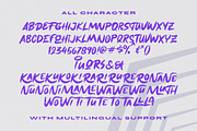 The Volgian - Display Brush font, a Font by Littlehand (Thumbnail 9 of 9)