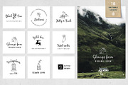 Magic Winter script font duo & logos, a Script Font by Tabita's shop (Thumbnail 3 of 20)