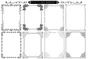 Decorative Borders, Corners & Frames, a Decorative Illustration by Carrie Stephens Art (Thumbnail 6 of 12)