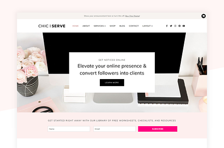 ChicServe Elementor WordPress Theme