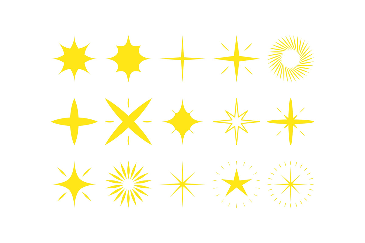 30 Sparkling Star design, an Object Graphic by Pikgura (Photo 4 of 4)
