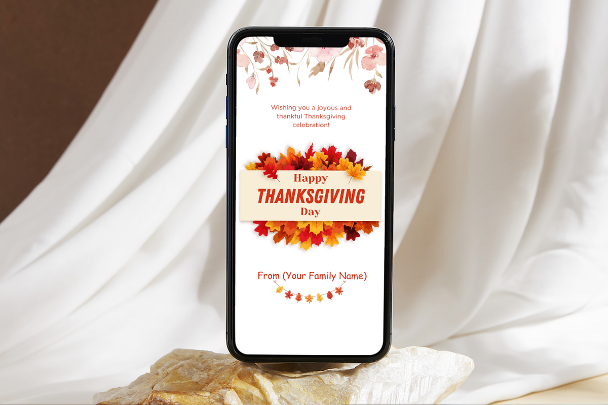 Thanksgiving Wishing Invitation, an Invitation Template by Adored Templates (Photo 4 of 10)