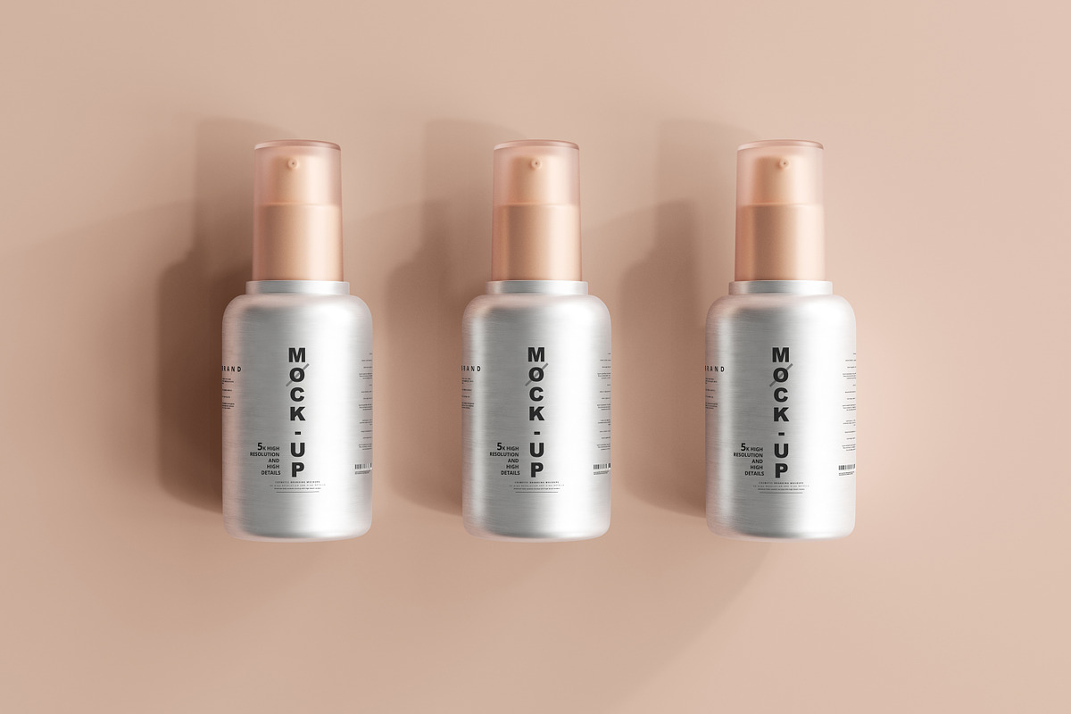 Aluminum Cosmetic Mockup Bundle, a Cups & Container Mockup by pmvch (Photo 104 of 206)