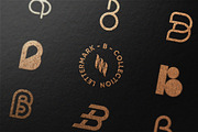B Lettermarks Collection, a Branding & Logo Template by Musafeer Studio (Thumbnail 1 of 9)