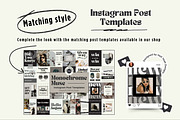 Monochrome Instagram Story Templates, a Social Media Template by Hell Yeah Designs (Thumbnail 9 of 10)