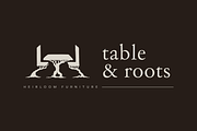 Table & Tree Roots / Furniture Logo, a Branding & Logo Template by Onyx Templates (Thumbnail 5 of 8)