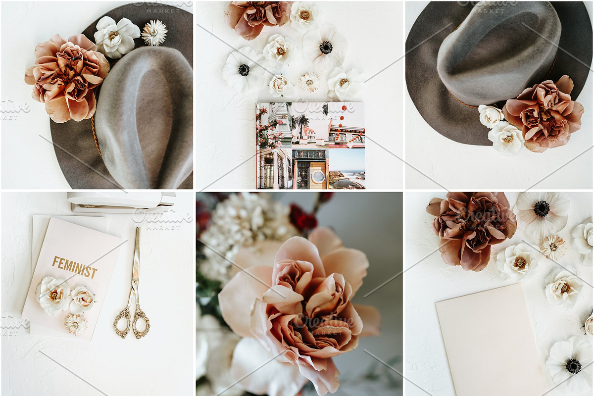 Floral Feminist Styled Stock Bundle, a Product Mockup by LaPorte Images (Photo 6 of 6)