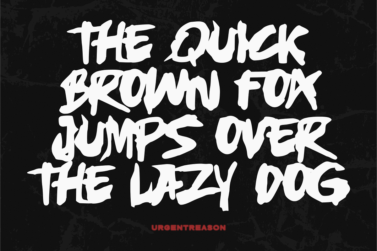Urgent Reason, a Handwritten Font by Yktypstd (Photo 8 of 10)