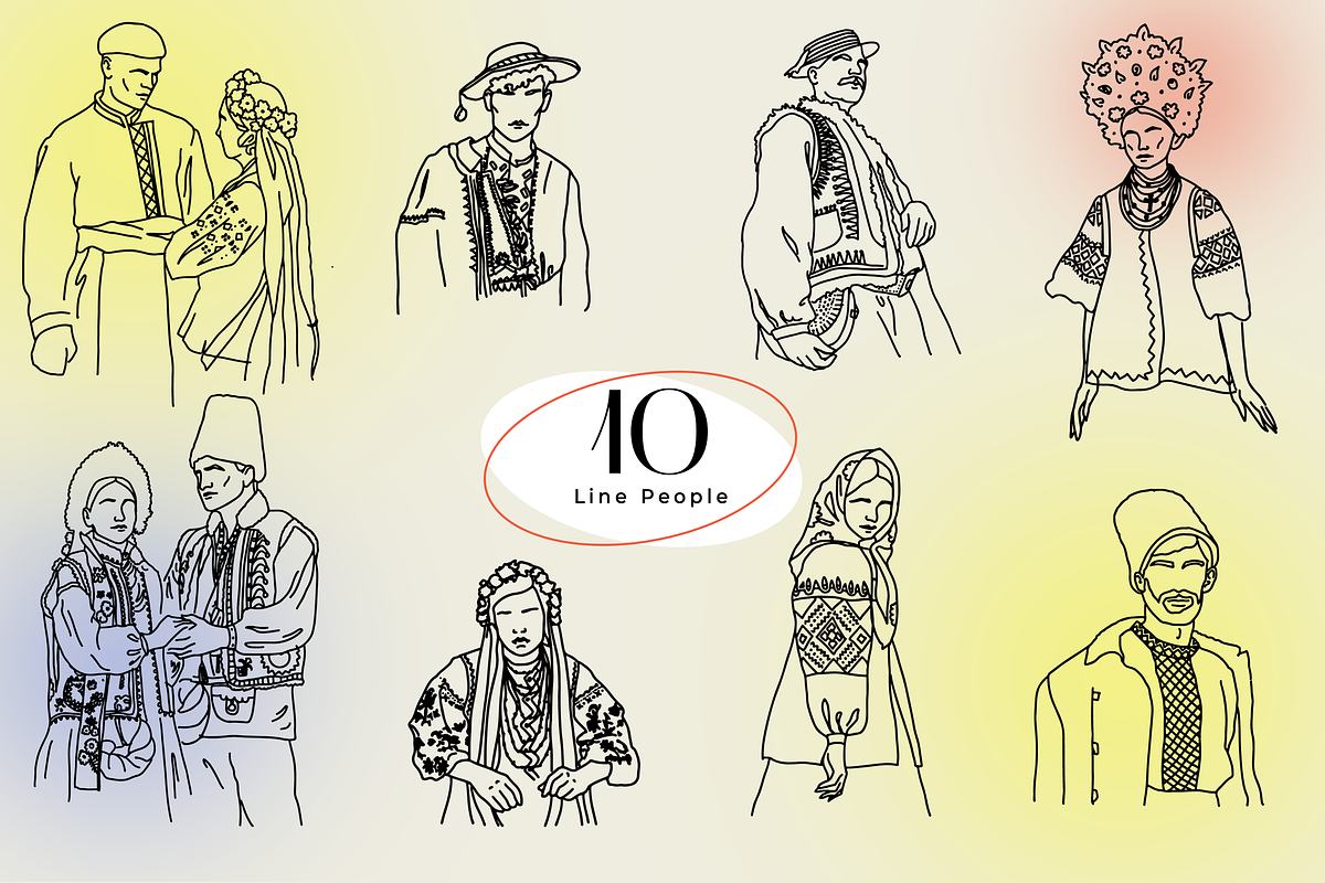 Ukrainian folk set, an Object Graphic by PixelAesthetic (Photo 10 of 12)