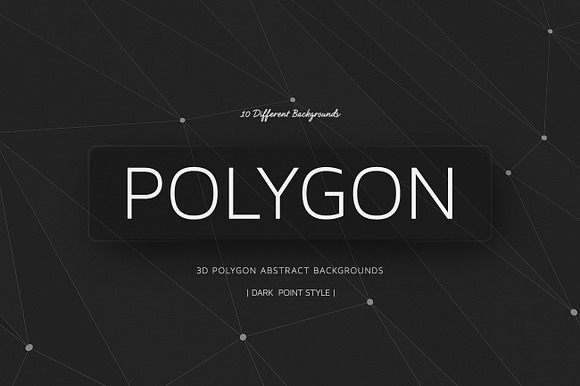 Polygon BGs Dark | Point Style V0l1 preview 8