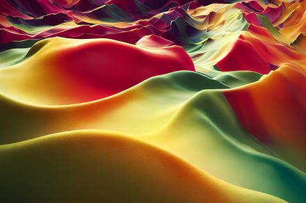 Colorful wave art design, a Background Photo by Grafvision photography