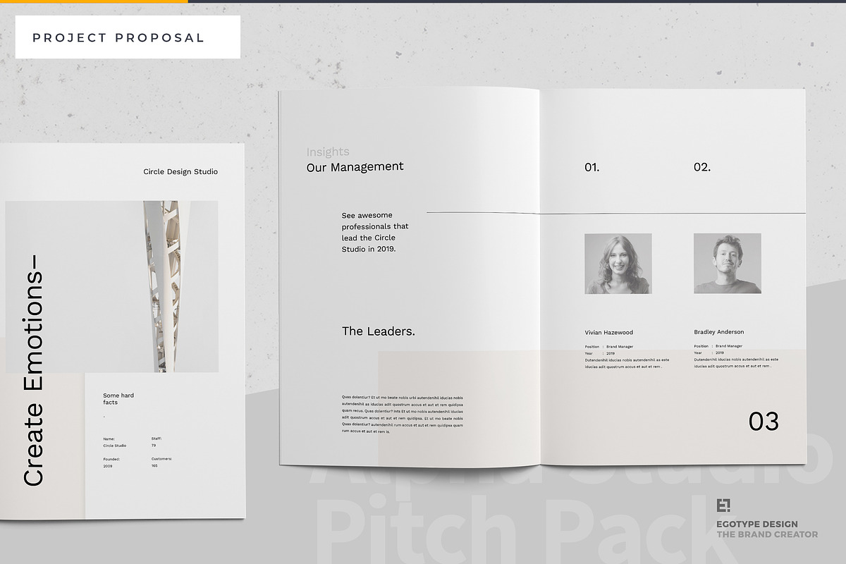 Proposal Pitch Pack, a Brochure Template by Egotype (Photo 10 of 77)
