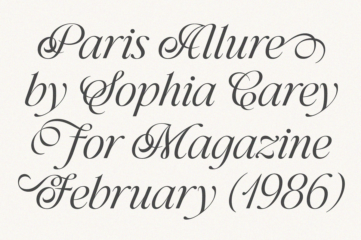 Bluesty | Classy Italic, a Script Font by Ef Studio (Photo 5 of 15)