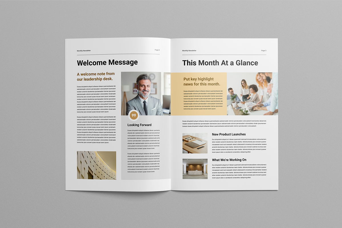 Newsletter | Canva & InDesign, a Magazine Template by Leaflove (Photo 2 of 10)