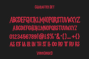 Virus Cursed Halloween Sans Vintage, a Sans Serif Font by Maulana Creative (Thumbnail 7 of 8)