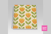 Mid Mod Flowers Patterns Collection, a Pattern Graphic by Yasmine Patterns (Thumbnail 8 of 8)
