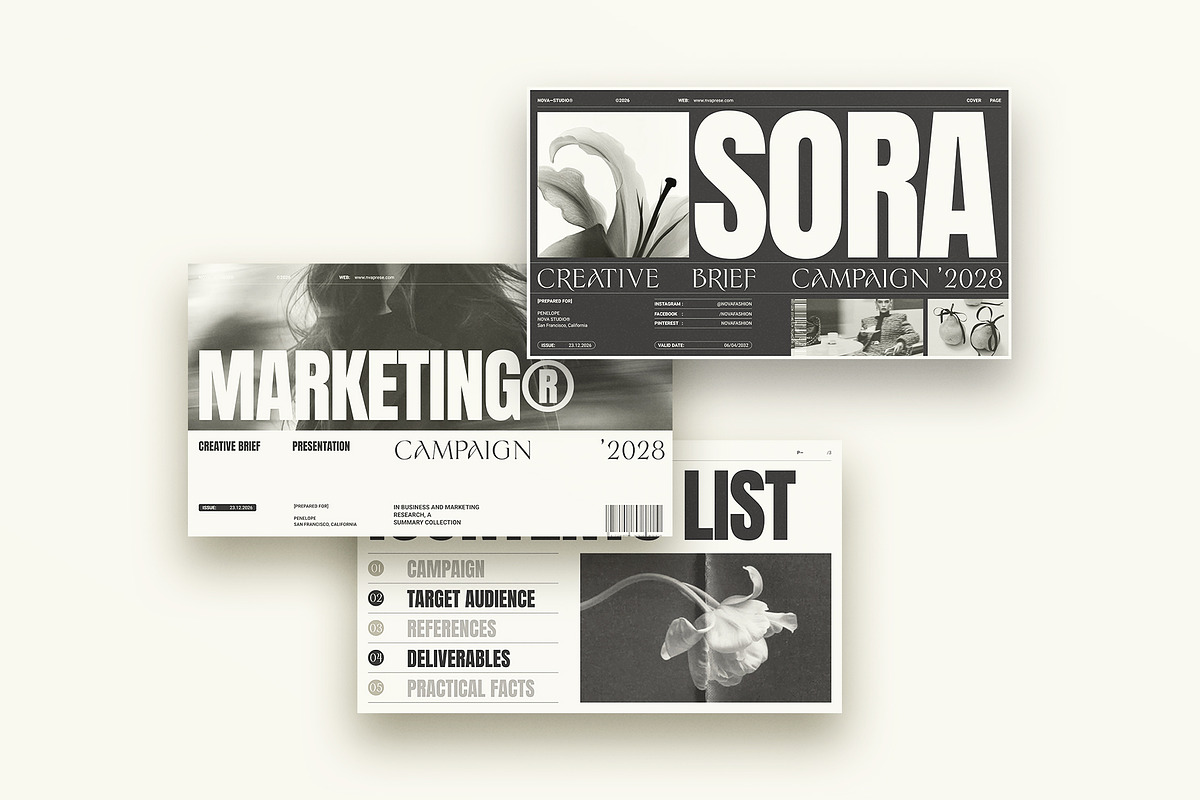 Creative Brief Campaign Presentation, a Presentation Template by Studio Monova (Photo 8 of 13)