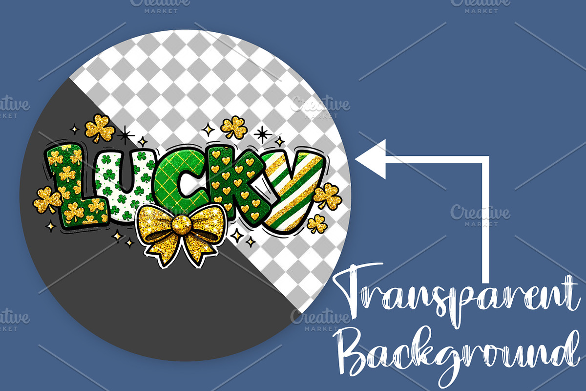 St. Patrick’s Day Lucky Shamrock PNG, an Illustration by Canvas Craft (Photo 2 of 4)
