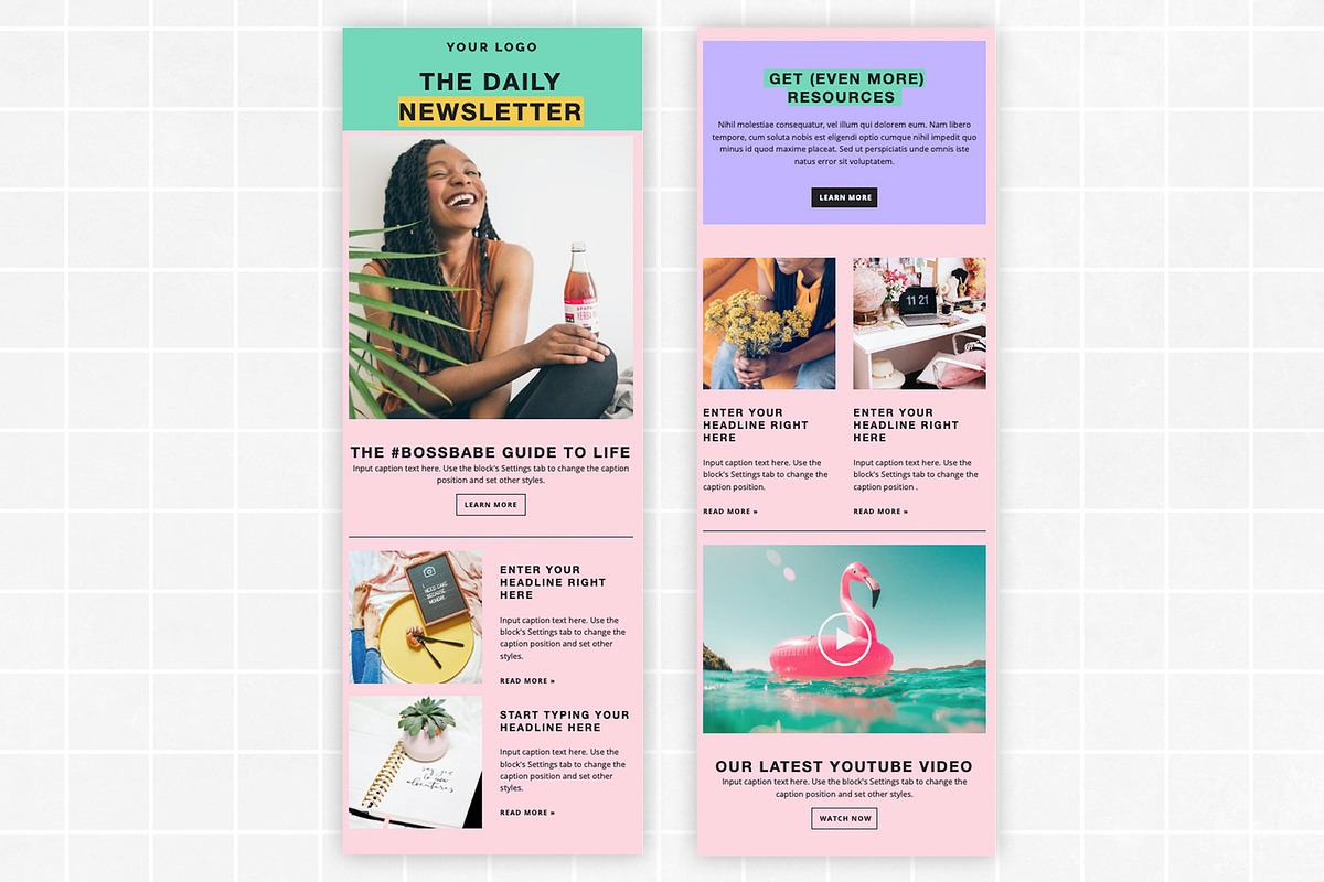 Email Template Bundle for Mailchimp, an Email Template by ltsdesigns