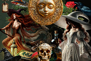 The Witch's Tale Mystical Collage, an Object Graphic by Anna Babich (Thumbnail 5 of 9)